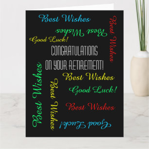 JUMBO Ruhestand Herzlichen Glückwunsch von uns all Karte