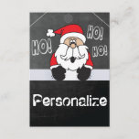 Jumbo Santa Chalkboard Stilmarke Einladung<br><div class="desc">Ein Personalisierter Jumbo-Weihnachtsgeschenk-Tag. 3 "x5". Chalkboard-Stil. Laminieren und Jahr für Jahr verwenden. ⭐ Dieses Produkt ist zu 100% anpassbar. Grafiken und Text können gelöscht, verschoben, verändert, verändert, gedreht usw. werden.. ⭐ 99% meiner Designs in meinem Geschäft sind in Schichten gemacht. Dadurch können Sie die Größe und den Text leicht verändern...</div>