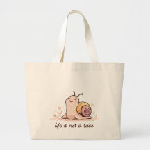 Jumbo-Schneckendesign-Tasche | Das Leben ist kein