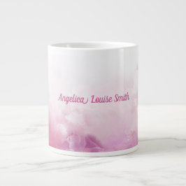 Jumbo Sips rosa Marmordesign Jumbo-Tasse