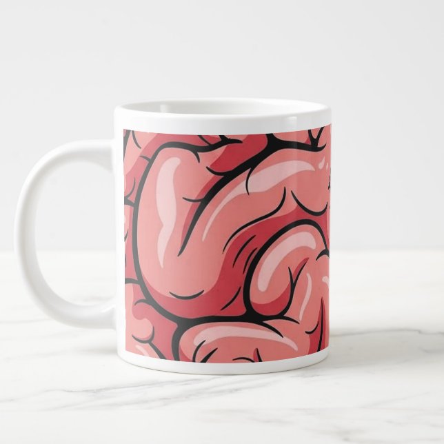 Jumbo-Spezialitäten-Tasse Brain Pattern Jumbo-Tasse (Links)
