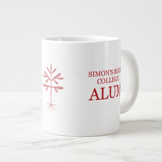 Jumbo "SRC Alum"-Tasse mit Red Sapling Jumbo-Tasse (Vorderseite Rechts)