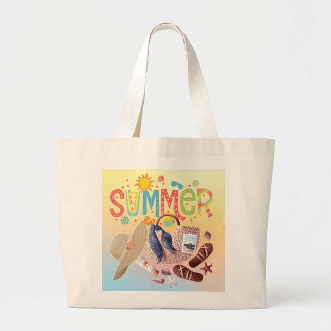 Jumbo Summer Tote Bag Jumbo Stoffbeutel (Vorne)