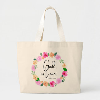 Jumbo-Tasche Gott ist Liebe Jumbo Stoffbeutel