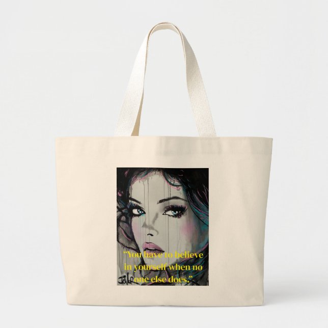 Jumbo-Tasche Starke Frau Jumbo Stoffbeutel (Vorne)