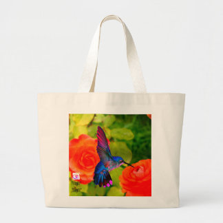 Jumbo Tasche VOLL KUNSTBAR, HUMMINGBIRD & BEES