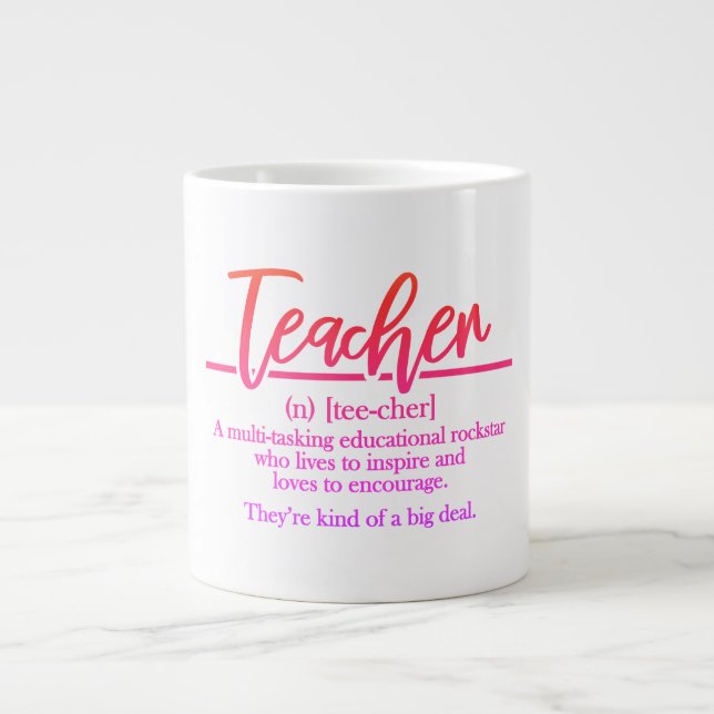 - Jumbo-Tasse (Vorderseite)