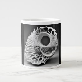 Jumbo-Tasse, 20oz, (Korallen-Schale-2) Jumbo-Tasse