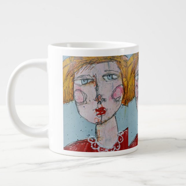 Jumbo-Tasse - Blonde Bombshell (Links)