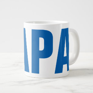 Jumbo-Tasse für Papa am Tag des Vaters  PAPA
