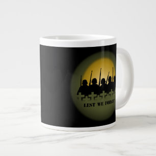 Jumbo Tasse Militärische Tribute Tasse, damit wir