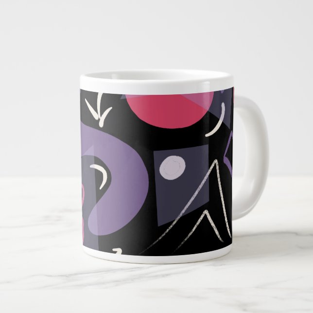 Jumbo Tasse Retrodesign (Vorderseite Rechts)