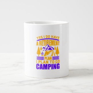 Jumbo Tasse Ruhestandsplan Slogan