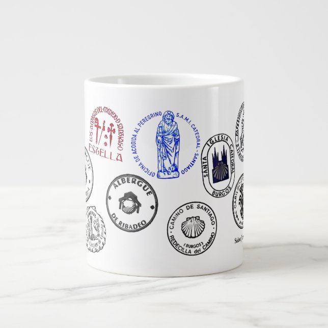 Jumbo Tasse Saint James Way (Vorderseite)