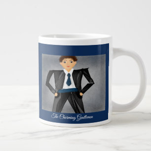 Jumbo-Tasse "The Charming Gentlemen"