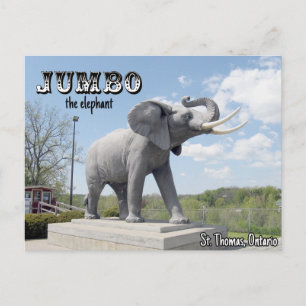 Jumbo the Elephant - St. Thomas, Ontario, Kanada Postkarte