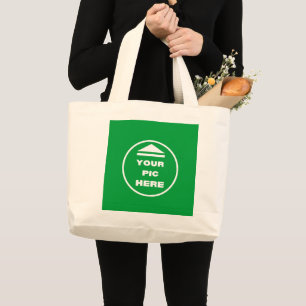 Jumbo Tote Bag - Bild hinzufügen Stoffbeutel