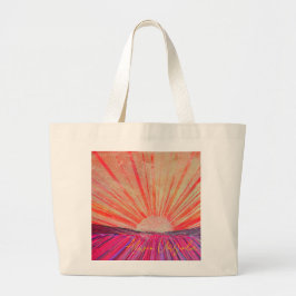 Jumbo Tote Bag with Artwork titled "Daybreak" Jumbo Stoffbeutel