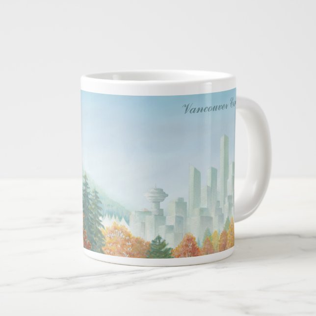 Jumbo Vancouver Coffee Tasse Stanley Park Art Cup (Vorderseite Rechts)