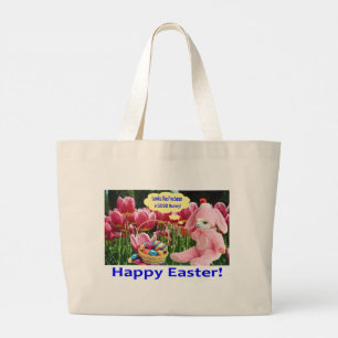 Jumbotasche. Happy Oaster. Alpaca/Hunny Jumbo Stoffbeutel