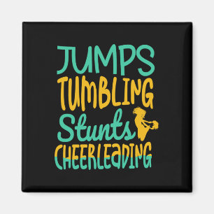 Jumbs Turnstunts Cheerleading Cheer Cheerleader Magnet
