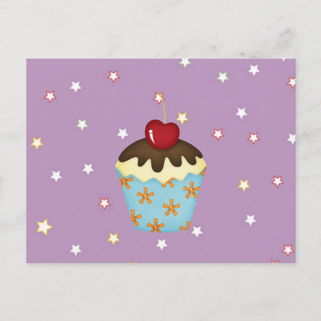 Jummy Cupcake Postkarte (Vorderseite)