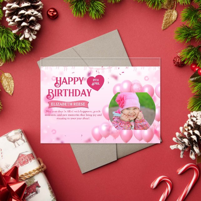 Jump and Play Birthday Invitation Photo Card  Acryleinladungen (Insitu (Feiertag))