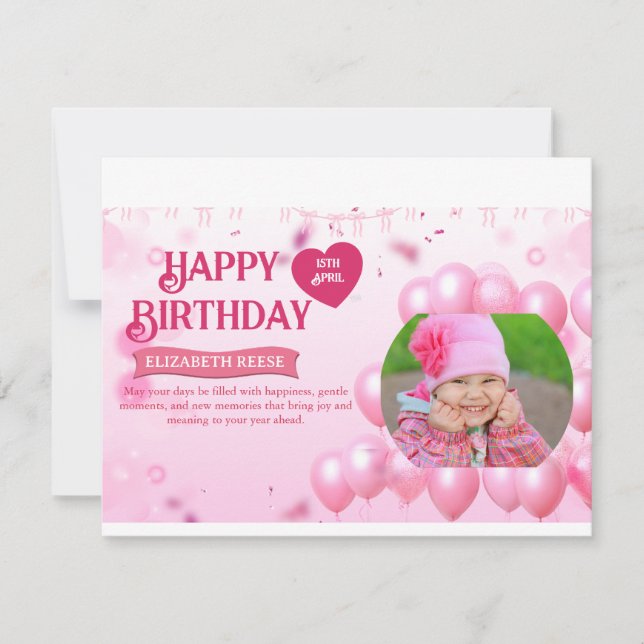 Jump and Play Birthday Invitation Photo Card  RSVP Karte (Vorderseite)