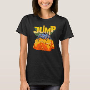 Jump Arachnophobie Angst vor Spinnen Cool Jumping  T-Shirt