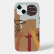 Jump Ball Basketball - iPhone 15 Case