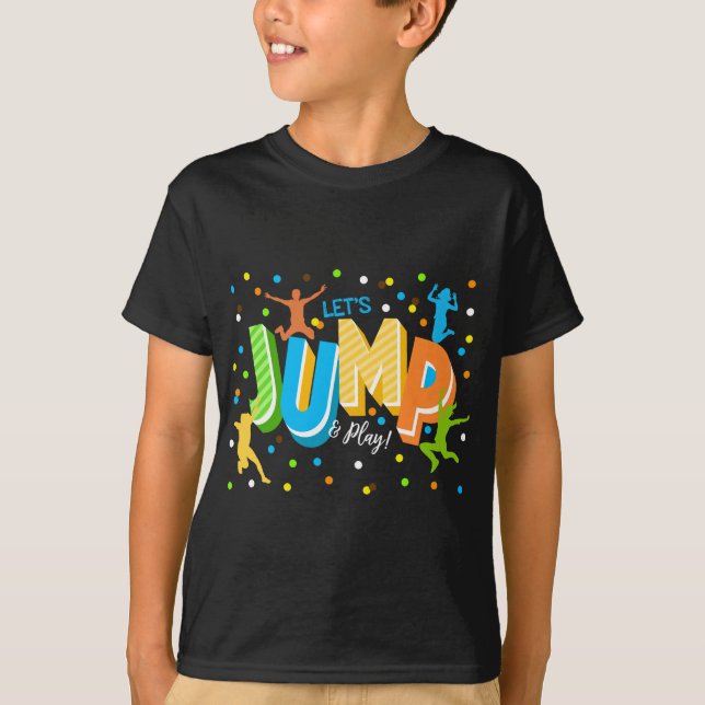 Jump Birthday Boys T - Shirt (Vorderseite)