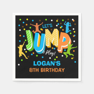 Jump Birthday Personalisiert Napkins Serviette