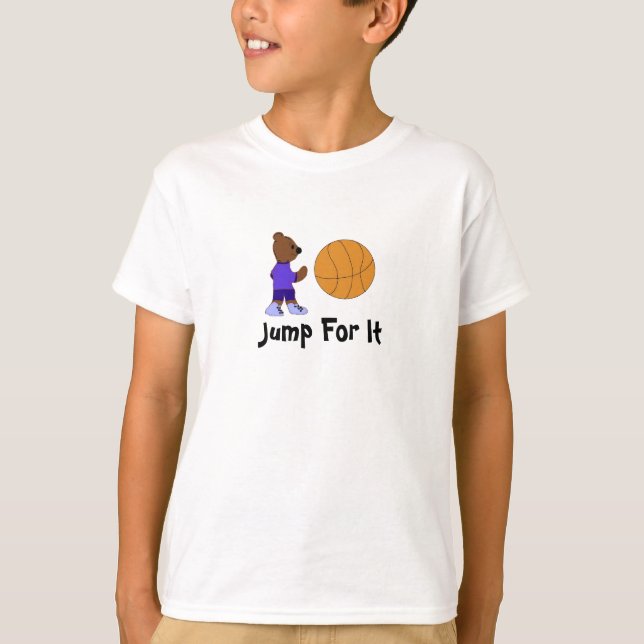 Jump for It - Basketball T-Shirt (Vorderseite)