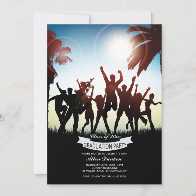 Jump for Joy Invitation Einladung (Vorderseite)