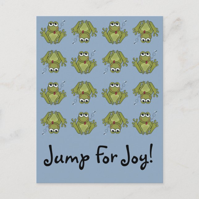 Jump for Joy Postcard Postkarte (Vorderseite)