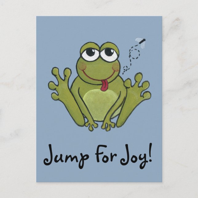Jump for Joy Postcard Postkarte (Vorderseite)