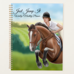Jump it Reitpferd Wochenend Monatsplaner Planer