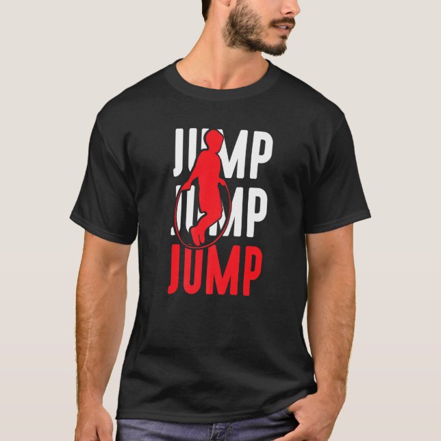 Jump Rope Skipping Jumping Roping Workout 26 T-Shirt (Vorderseite)