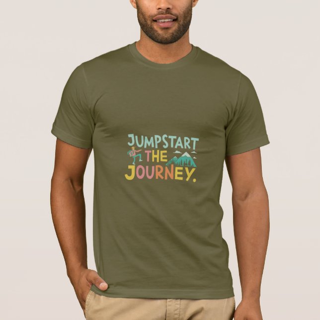 Jump Start der Reise T-Shirt (Vorderseite)