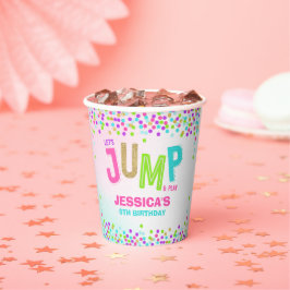 Jump Trampolin Geburtstagsparty Supplies Dekor Pappbecher