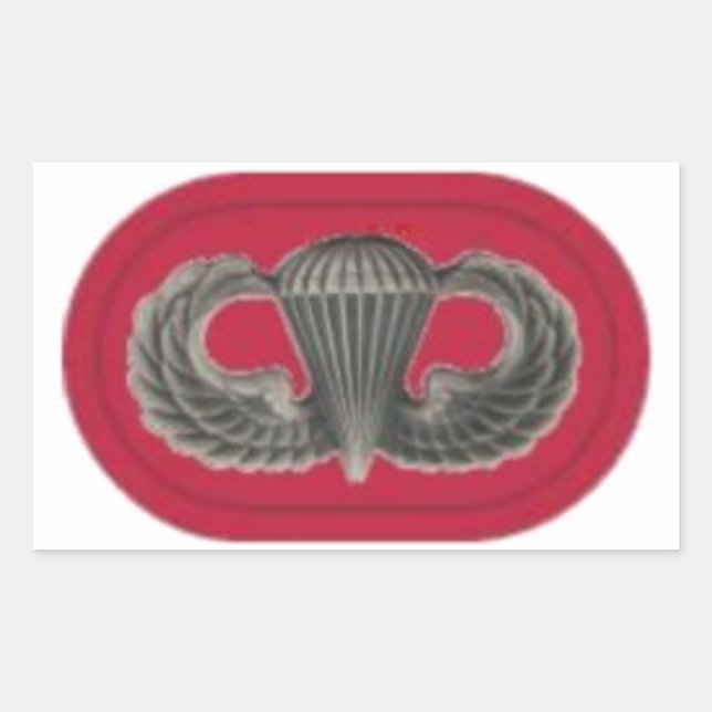 JUMP WINGS on 7TH SFG OVAL STICKERS (Vorderseite)