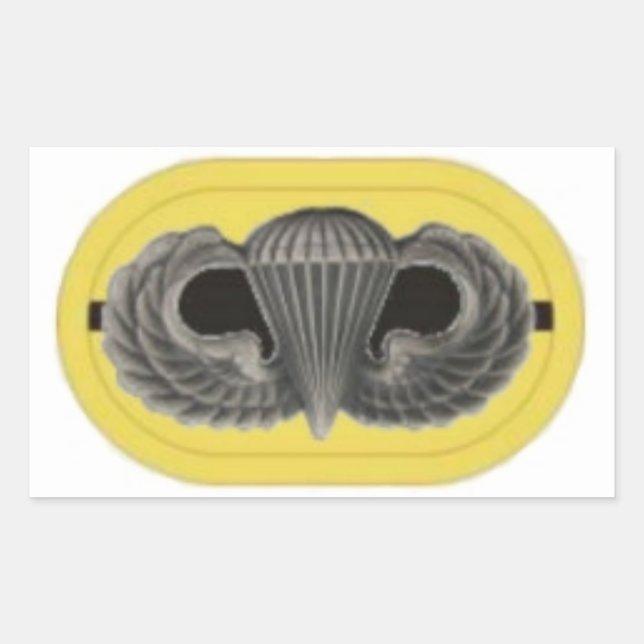 JUMP WINGS/OVAL 1ST BN 509TH INFANTRY STICKERS (Vorderseite)