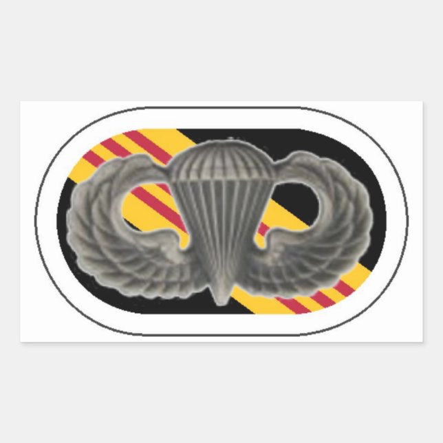 JUMP WINGS/OVAL 5TH SPECIAL FORCES GROUP STICKERS (Vorderseite)
