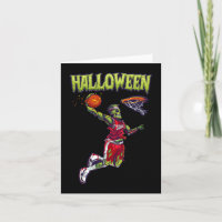 Jump Zombie Basketball Dunk Player Halloween Pumpk