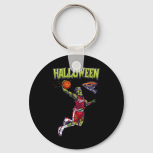 Jump Zombie Basketball Dunk Player Halloween Pumpk Schlüsselanhänger