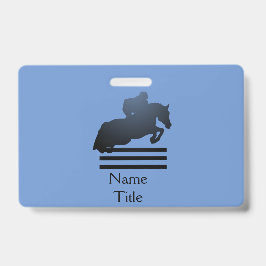 Jumper Clearing an Hindernis. Ausweis