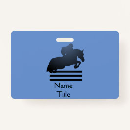 Jumper Clearing an Hindernis. Ausweis