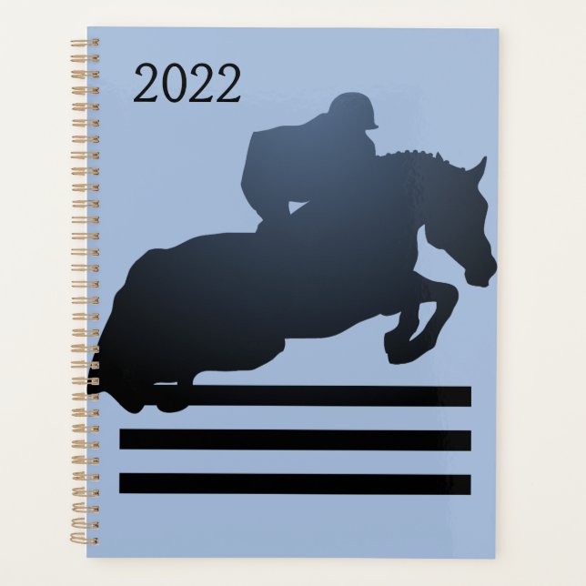 Jumper Clearing an Hindernis. Planer (Vorderseite)