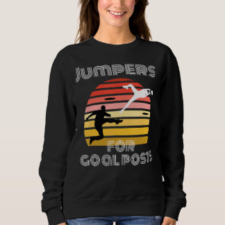 Jumper für Torposten Retro Fußball Goalie Soccer Sweatshirt