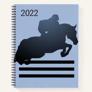 Jumper Räumung eines Hindernisses anzeigen Notizbuch